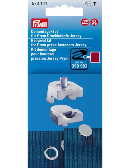 Demontageset voor Jersey-drukknopen Prym