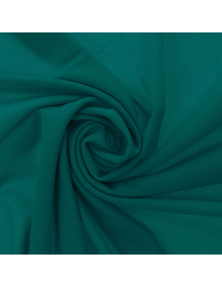 Scuba crêpe stof - Eendblauw