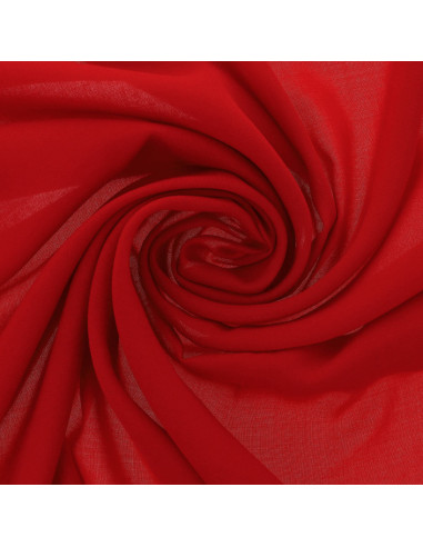 Polyester jersey stof - Rood