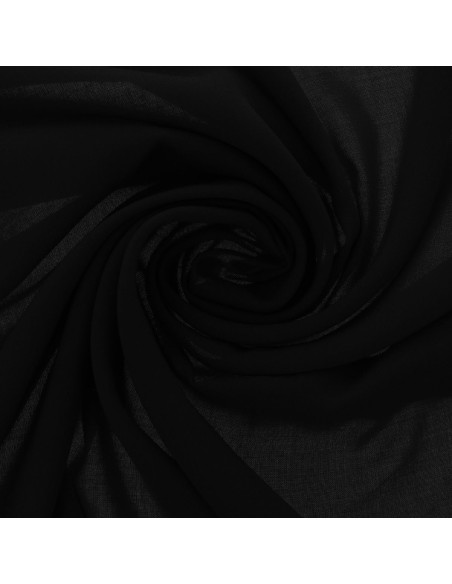 Polyester jersey stof - Zwart