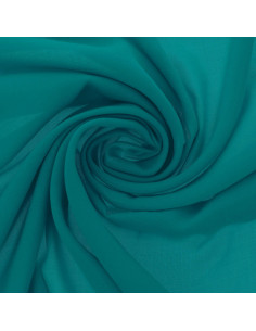 Polyester jersey stof - Blauwgroen