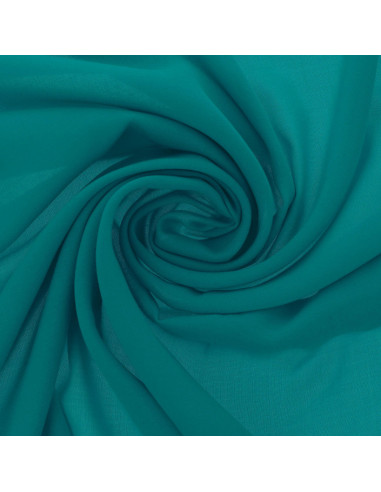 Polyester jersey stof - Blauwgroen