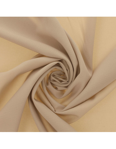 Polyester jersey stof - Beige