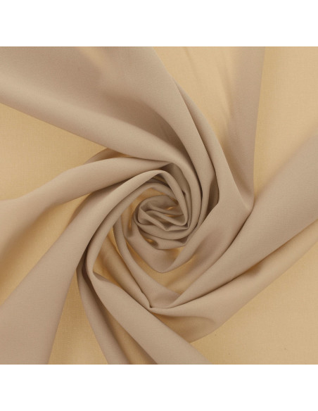 Polyester jersey stof - Beige