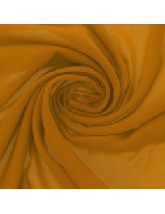 Polyester jersey stof - Mosterdkleurig