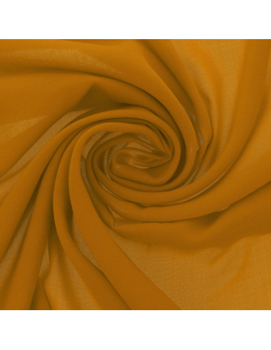 Polyester jersey stof - Mosterdkleurig