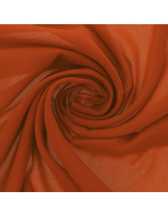 Polyester jersey stof - Gebrand oranje