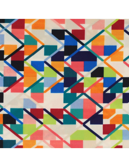 Bedrukt jerseystof - Abstract