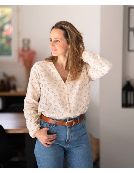 Hopp blouse patroon - Anna Rose patronen