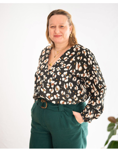 Hopp blouse patroon - Anna Rose patronen