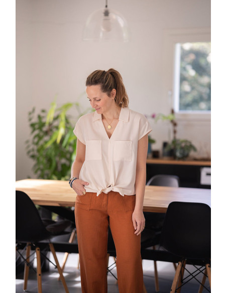 Hopp blouse patroon - Anna Rose patronen