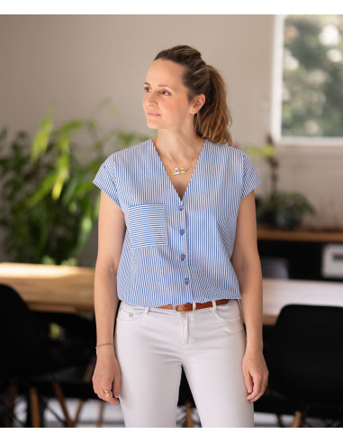 Hopp blouse patroon - Anna Rose patronen