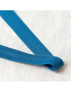 Voorgevlochten vlecht - Eendblauw