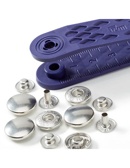 Multipack van 100 Anorak-drukknopen - Zilver 15 mm