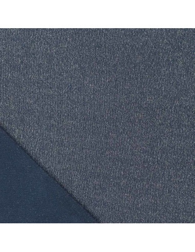 Lurex breisel - Blauw
