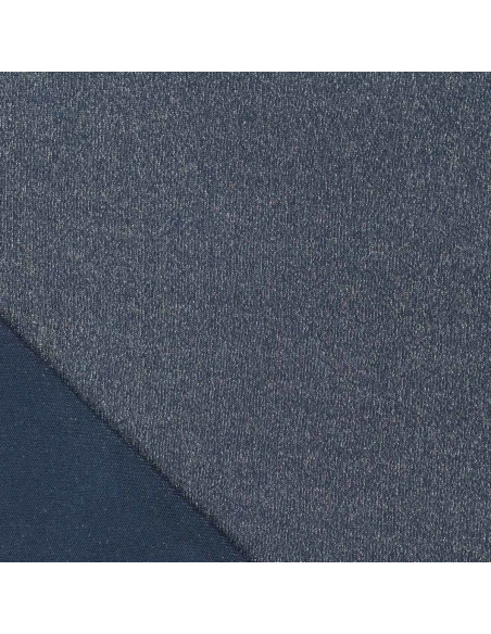 Lurex breisel - Blauw