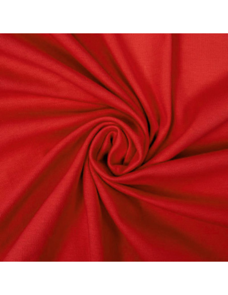 Jersey stof 100% katoen - Rood