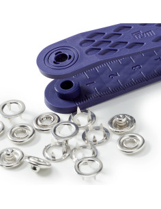 Multipack van 200 Jersey-drukknopen - Zilver 10mm 2