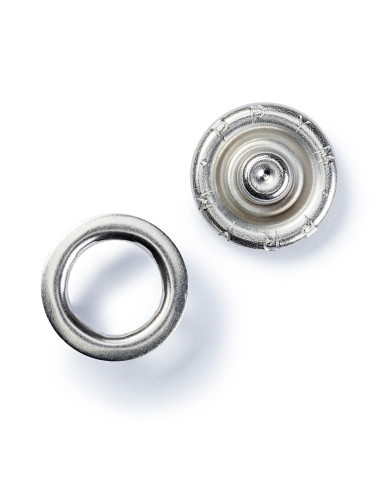 Multipack van 200 Jersey-drukknopen - Zilver 10mm