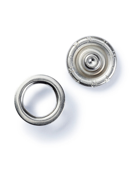 Multipack van 200 Jersey-drukknopen - Zilver 10mm