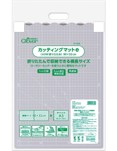 Opvouwbare snijmat Clover - 32 cm x 90 cm