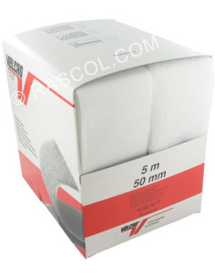 VELCRO® Merk naaibaar wit 50 mm breed doos van 5 meter