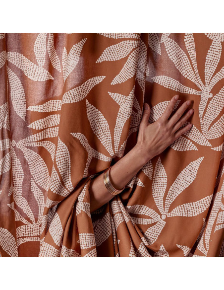 Viscose stof Kaola Pecan Pie - Atelier Brunette