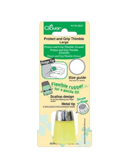 Clover grip-vast beschermende vingerhoed - Grote maat