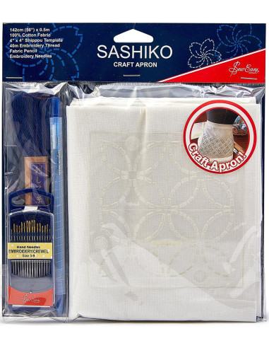 Sashiko schort kit