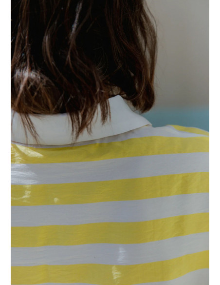 Malibu poloshirt patroon - Maison Fauve