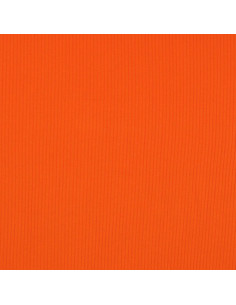 Geribbelde katoenen jersey stof - Oranje 2