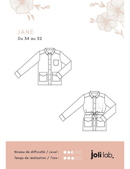 Jas patroon Jane - Joli Lab