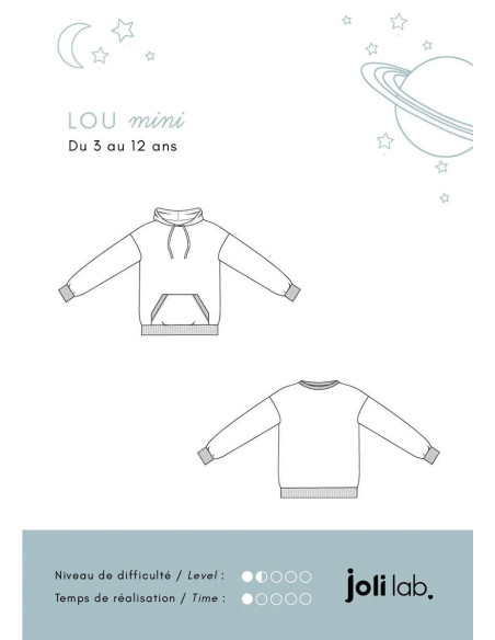 Lou mini trui patroon - Joli Lab