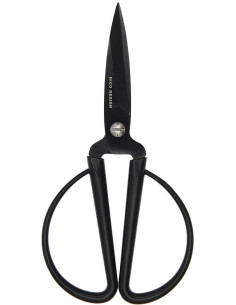 Rico Design precisieschaar met grote zwarte ringen 14 cm