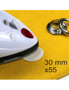 Set van 55 strijkbare verstevigingspunten Wonder Dots - 30 mm