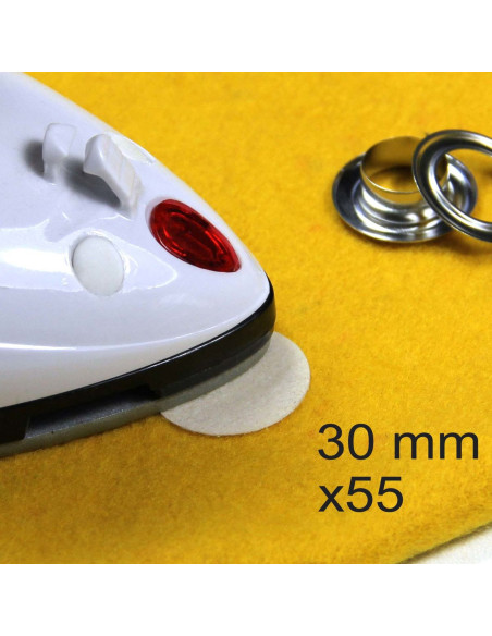 Set van 55 strijkbare verstevigingspunten Wonder Dots - 30 mm