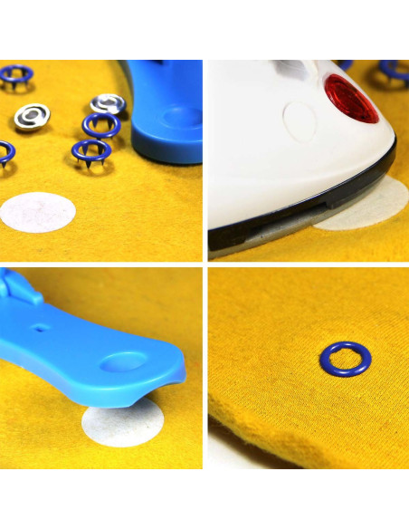 Set van 55 strijkbare verstevigingspunten Wonder Dots - 30 mm