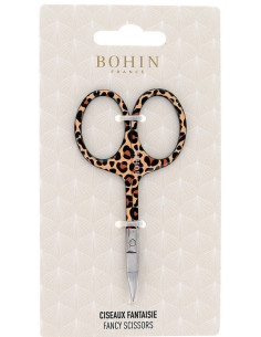 Borduurschaar Luipaard Bohin 9 cm 2