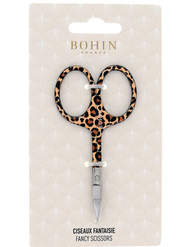 Borduurschaar Luipaard Bohin 9 cm