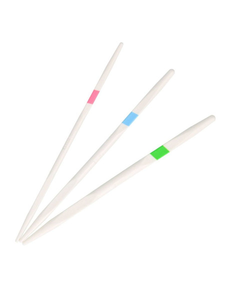 Set van 3 kabelnaalden met kleurcodes Tulip