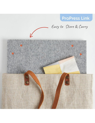 Oliso Pro Press Link uitbreidbare wollen strijkmat 35 cm x 35 cm