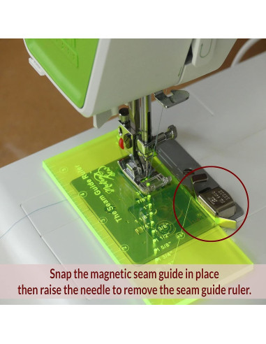 Naaihandleiding met magnetische naaigids Madam Sew