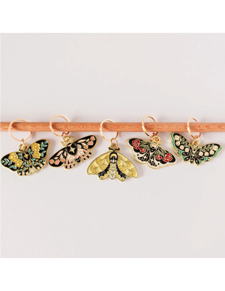 Set van 5 stekenmarkeerders - Vlinders