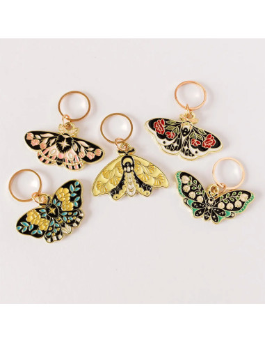 Set van 5 stekenmarkeerders - Vlinders