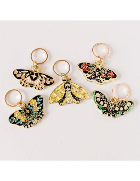 Set van 5 stekenmarkeerders - Vlinders