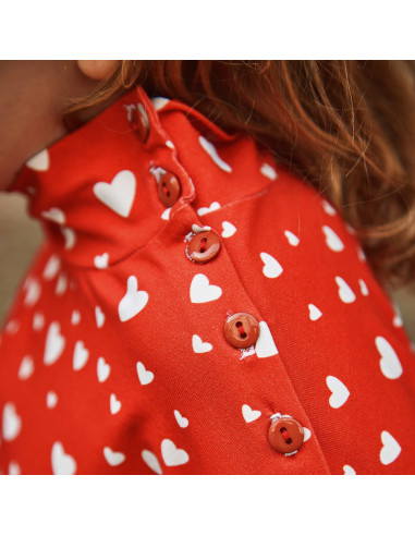 T-shirt of jurk patroon Quiberon Kids - Ikatee