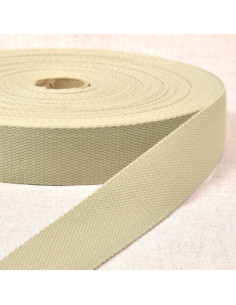 Polyester band met katoenen look - Linnen