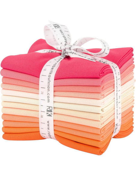 Fat Quarter Bundels Kona - Melon Ball