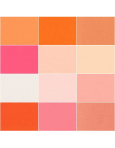 Fat Quarter Bundels Kona - Melon Ball 2