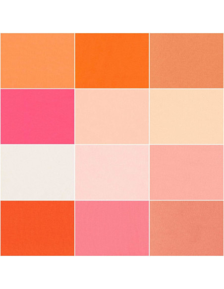 Fat Quarter Bundels Kona - Melon Ball